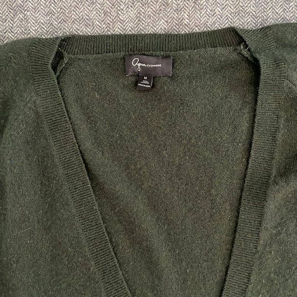Aqua green cashmere sweater - Picture 4 of 8